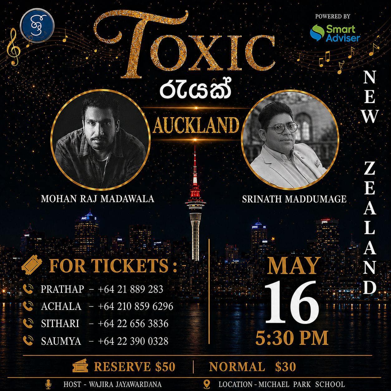 Toxic රැයක් Auckland